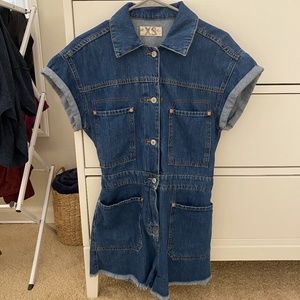 Women's Denim Bodysuit